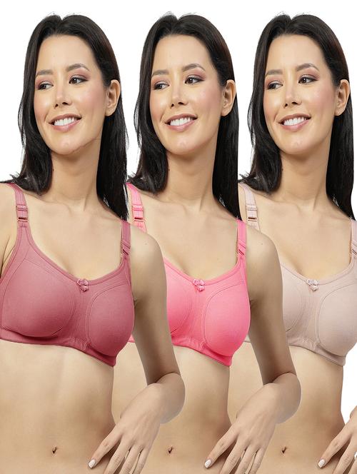 women pack of 3 solid bra combo - 21664160 - Very Small Image - 1