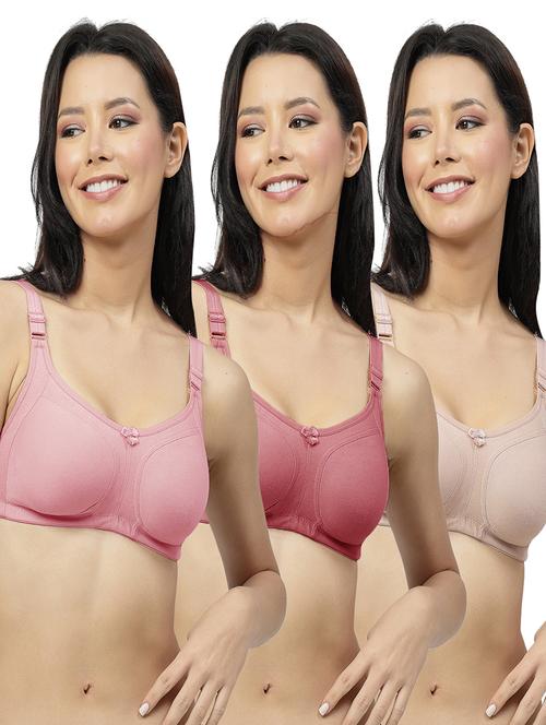women pack of 3 solid bra combo - 21664171 - Very Small Image - 1