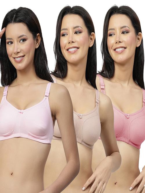 women pack of 3 solid bra combo - 21664177 - Very Small Image - 1