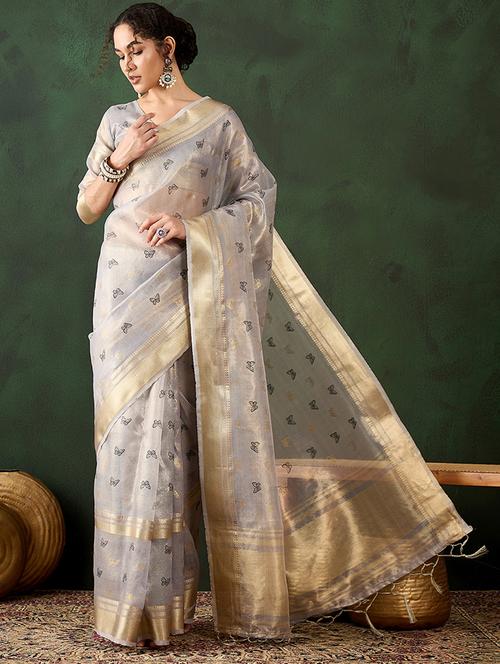 women self design banarasi saree - 21665986 - Very Small Image - 1