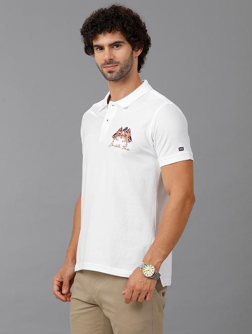 men short sleeve placement print polo t-shirt - 21668718 - Very Small Image - 1