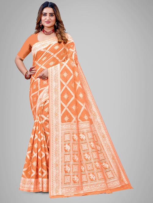 women self design patola saree - 21669180 - Very Small Image - 1