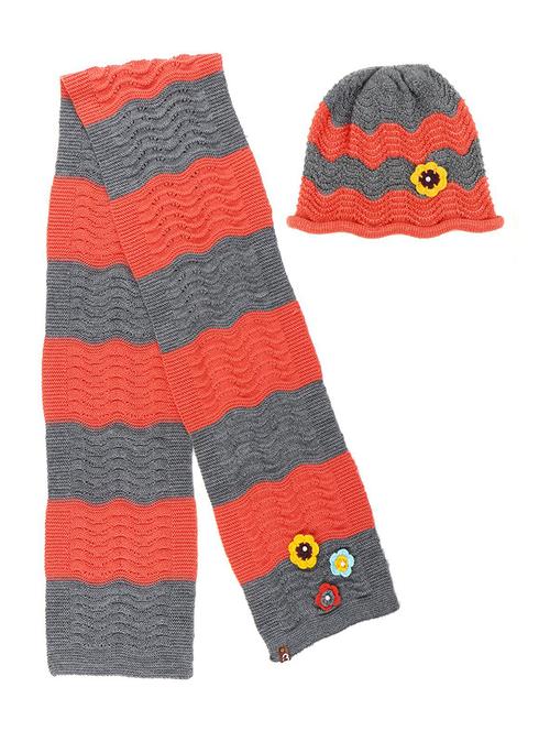kids self design pack of 2 beanie & muffler combo - 21671887 - Very Small Image - 1