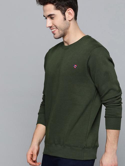 men long sleeve plain sweatshirt - 21672150 - Very Small Image - 1