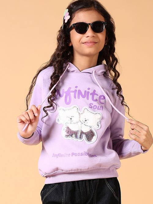 girls chest print long sleeve sweatshirt - 21672322 - Very Small Image - 1
