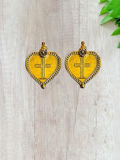 gold plated traditional necklace for women with elegant pendant - 21672495 - Very Small Image - 1