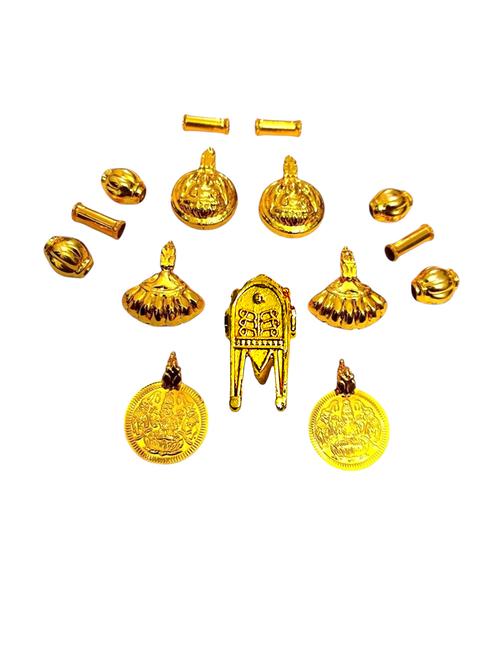 gold plated traditional necklace for women with elegant pendant - 21672549 - Very Small Image - 1
