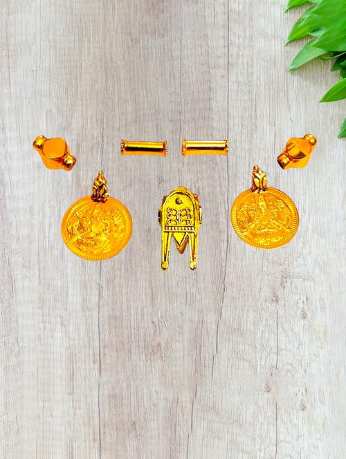gold plated traditional necklace for women with elegant pendant - 21672600 - Very Small Image - 1