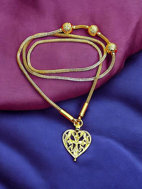 elegant gold toned pendant set for mangalsutra customization - 21672614 - Very Small Image - 1