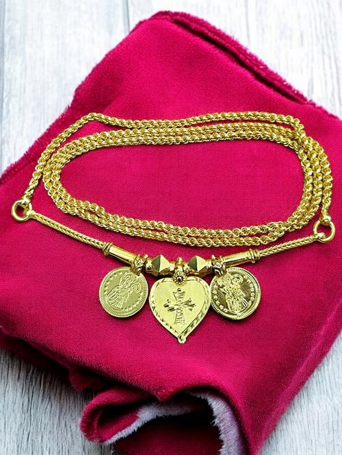 elegant gold toned pendant set for mangalsutra customization - 21672643 - Very Small Image - 1