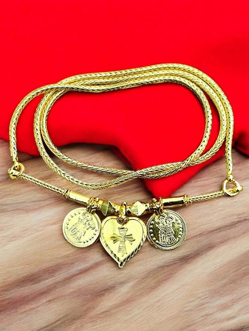 elegant gold toned pendant set for mangalsutra customization - 21672651 - Very Small Image - 1