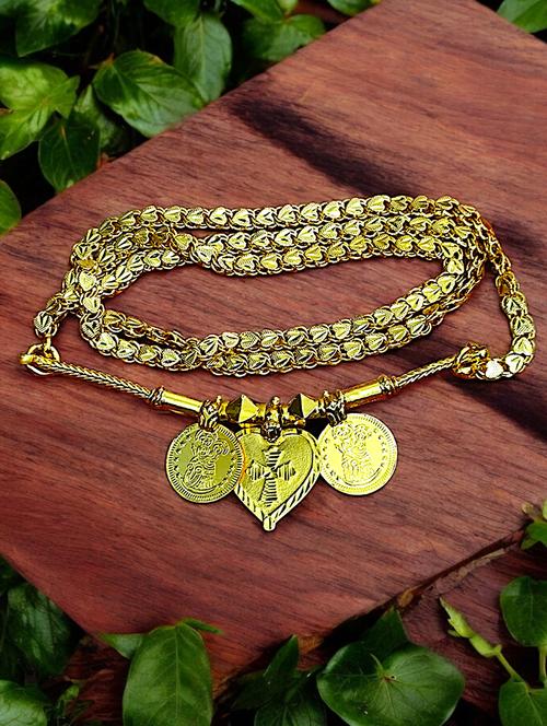 elegant gold toned pendant set for mangalsutra customization - 21672658 - Very Small Image - 1