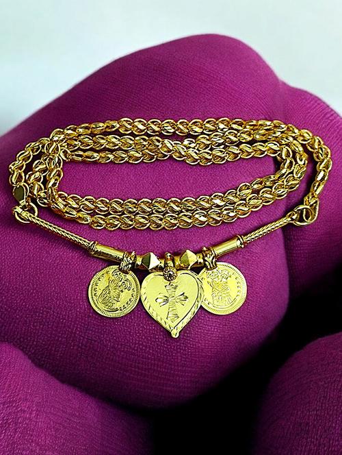 elegant gold toned pendant set for mangalsutra customization - 21672660 - Very Small Image - 1