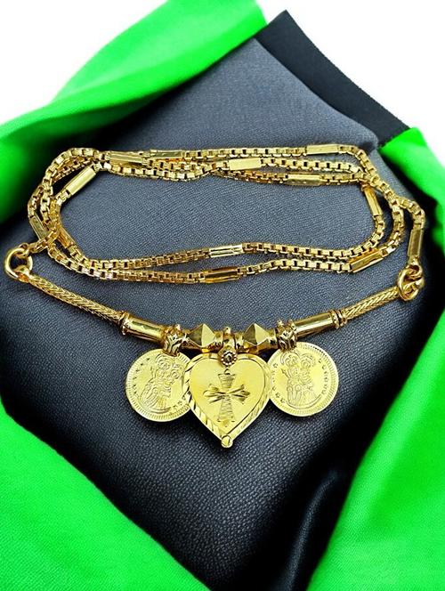 elegant gold toned pendant set for mangalsutra customization - 21672668 - Very Small Image - 1
