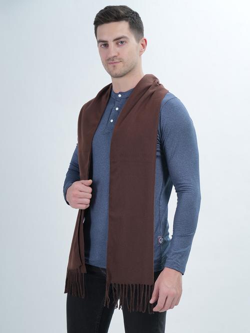 men elegant solid winter shawl - 21672689 - Very Small Image - 1