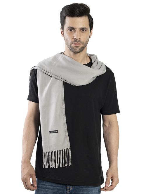 men elegant solid winter shawl - 21672696 - Very Small Image - 1