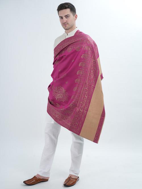 men elegant paisley winter shawl - 21672707 - Very Small Image - 1