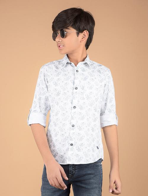 boys long sleeve printed shirt - 21673362 - Very Small Image - 1