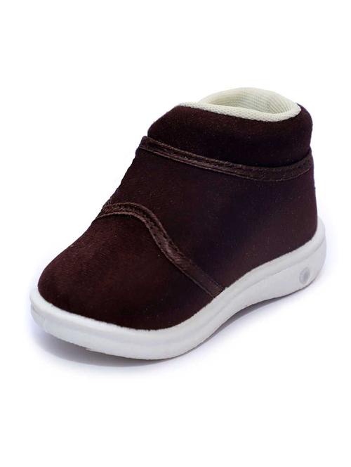 kids unisex solid velcro booties - 21674785 - Very Small Image - 1