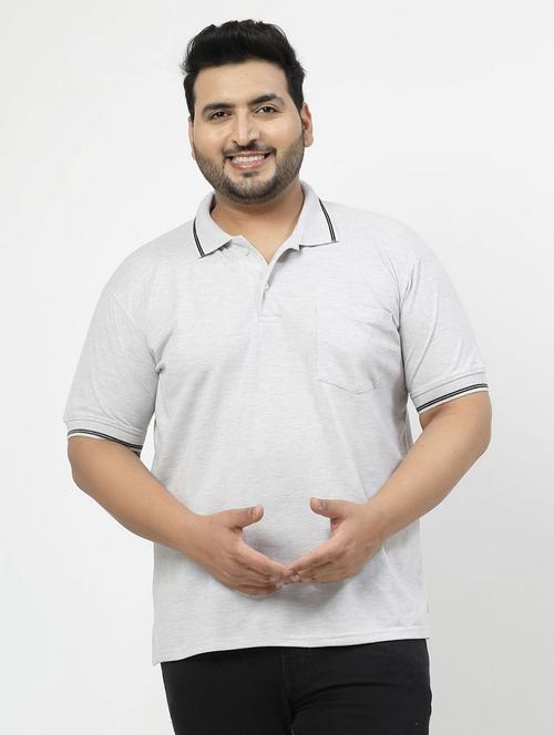 men solid plus size polo t-shirt - 21675492 - Very Small Image - 1
