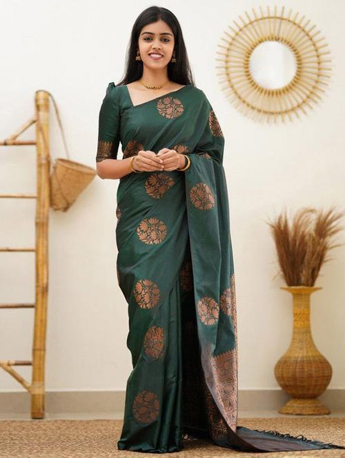 women self design kanjivaram saree - 21675892 - Very Small Image - 1
