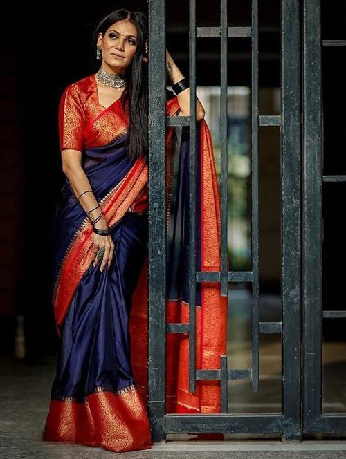 women self design banarasi saree - 21675919 - Very Small Image - 1