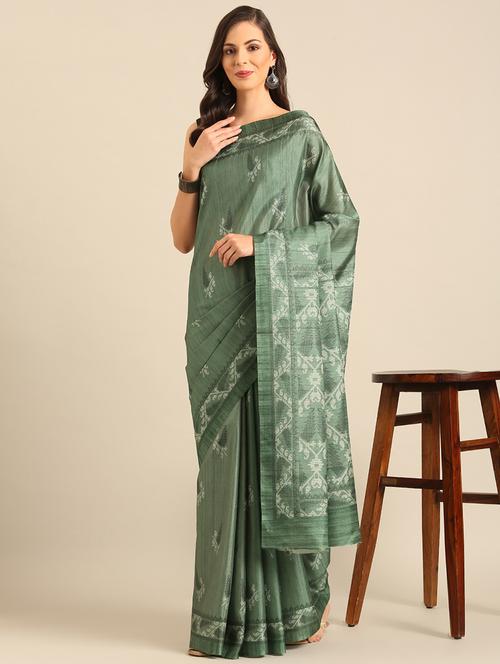 women self design handloom saree with blouse - 21677359 - Very Small Image - 1