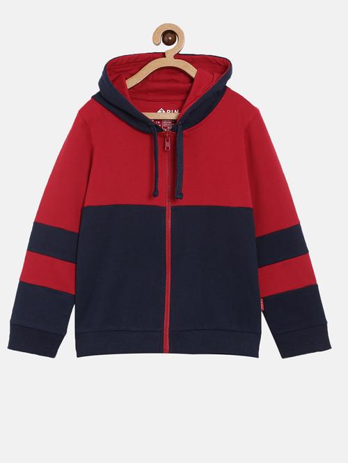 kids long sleeves color block sweatshirt - 21678217 - Very Small Image - 1