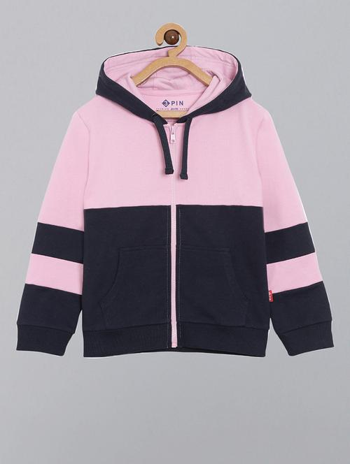 kids long sleeves color block sweatshirt - 21678218 - Very Small Image - 1