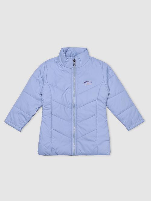 kids long sleeves solid quilted jackets - 21678454 - Very Small Image - 1