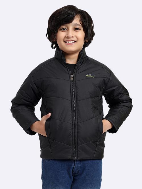 kids long sleeves solid quilted jackets - 21678477 - Very Small Image - 1