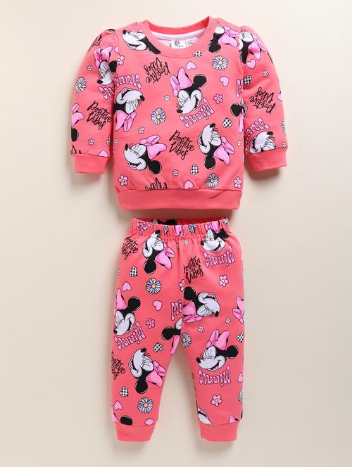 girls floral printed top and bottom set - 21678582 - Very Small Image - 1