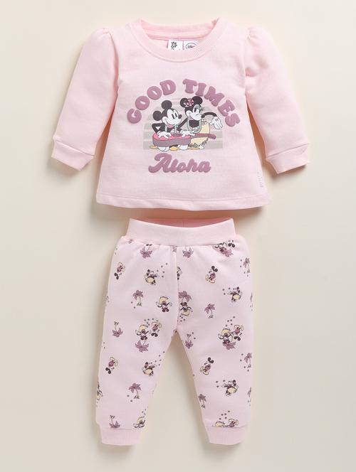 girls floral printed top and bottom set - 21678588 - Very Small Image - 1