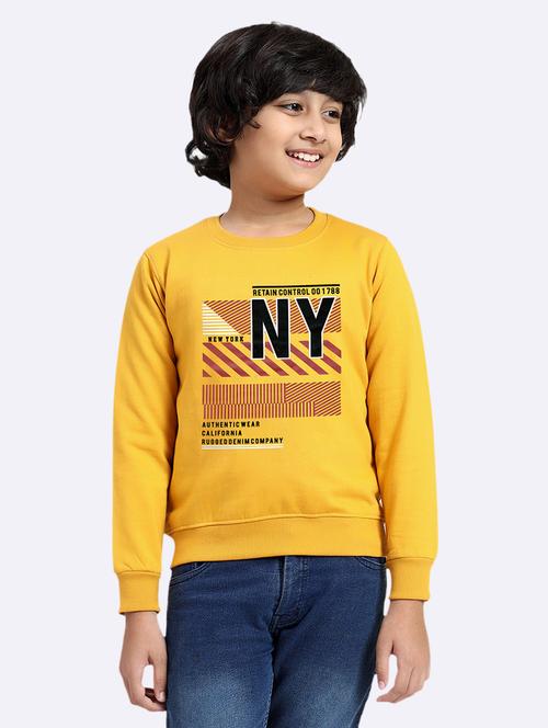 kids long sleeves front print sweatshirt - 21679131 - Very Small Image - 1