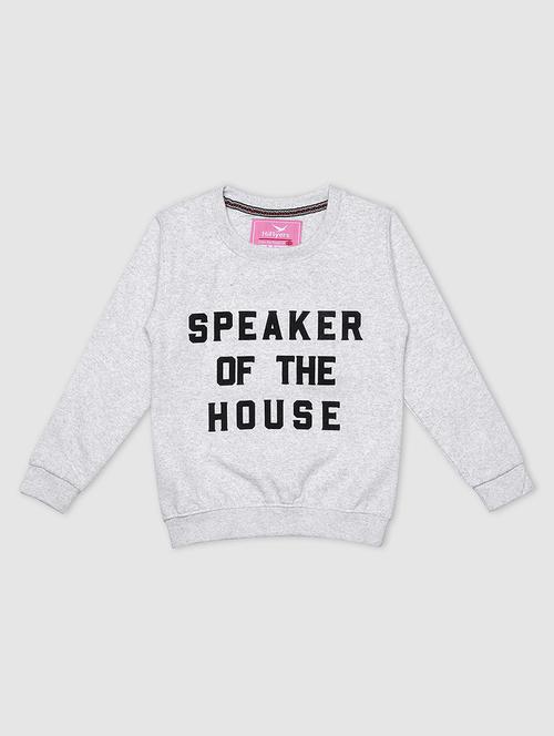 kids long sleeves front print sweatshirt - 21679139 - Very Small Image - 1