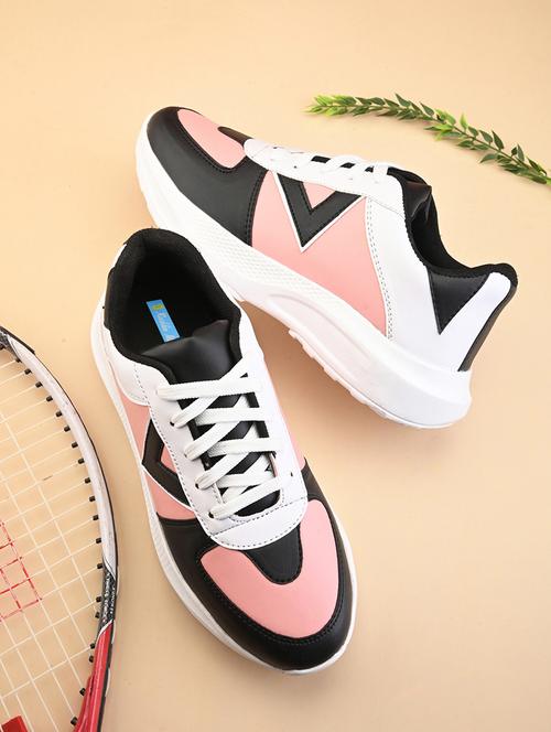 men color block lace up sneaker - 21680166 - Very Small Image - 1