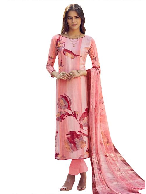 women floral printed unstitched suits - 21680191 - Very Small Image - 1