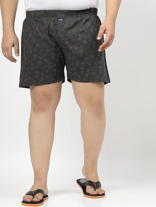 men printed mid rise cotton boxer - 21680344 - Very Small Image - 1