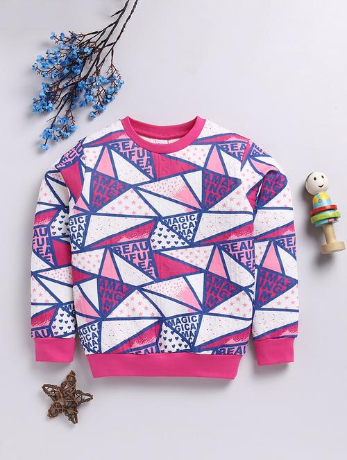 kids printed long sleeves sweatshirt - 21680630 - Very Small Image - 1