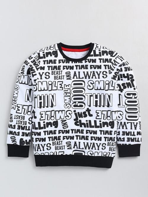 kids printed long sleeves sweatshirt - 21680843 - Very Small Image - 1