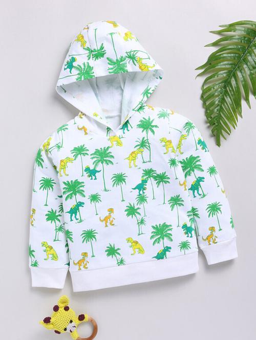 kids printed hooded long sleeves sweatshirt - 21680852 - Very Small Image - 1