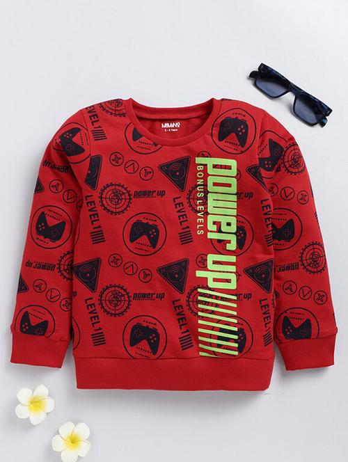 kids printed long sleeves sweatshirt - 21680853 - Very Small Image - 1