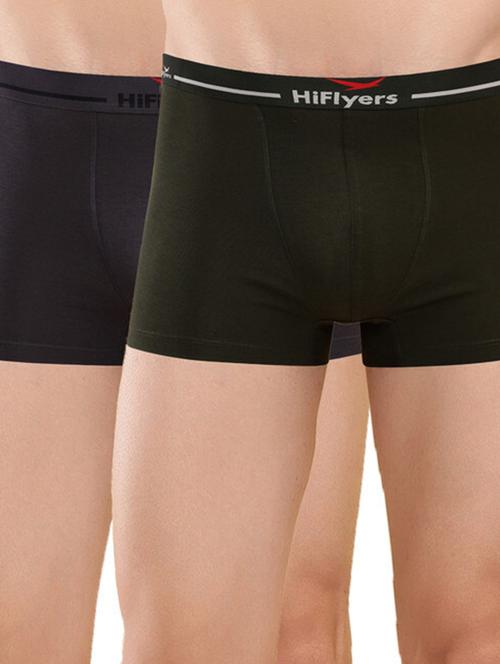 men solid low rise trunks combo - 21681718 - Very Small Image - 1