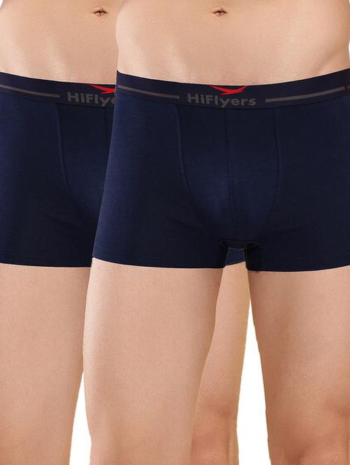 men solid low rise trunks combo - 21681722 - Very Small Image - 1