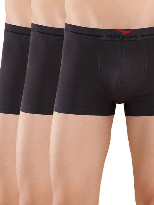 men solid low rise trunks combo - 21681735 - Very Small Image - 1