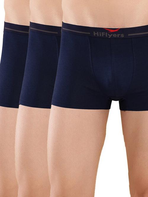 men solid low rise trunks combo - 21681738 - Very Small Image - 1