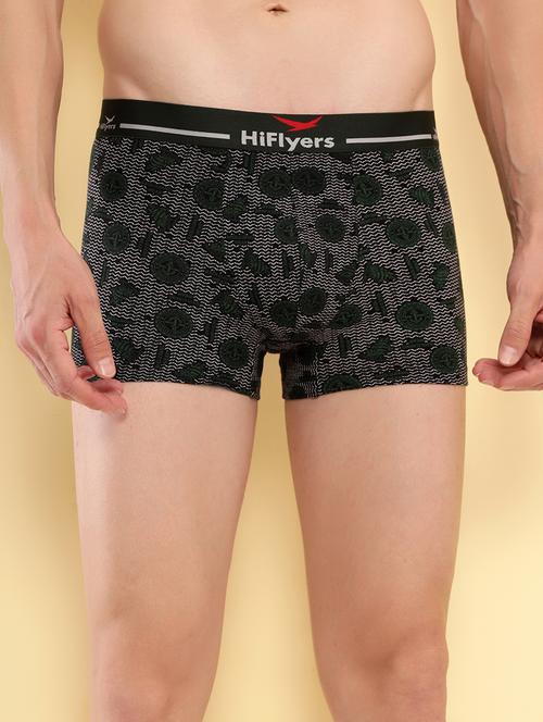 men printed low rise trunks - 21681744 - Very Small Image - 1