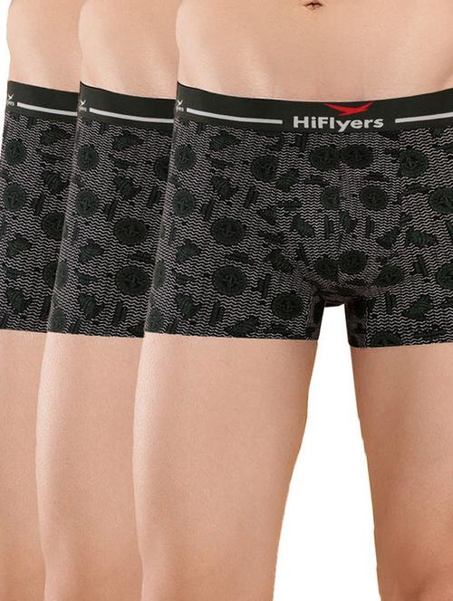 men printed low rise trunks combo - 21681774 - Very Small Image - 1
