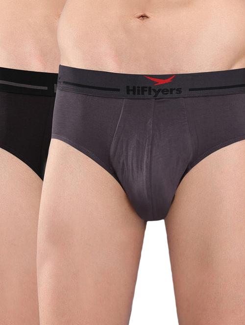 men solid low rise hipster brief combo - 21681816 - Very Small Image - 1