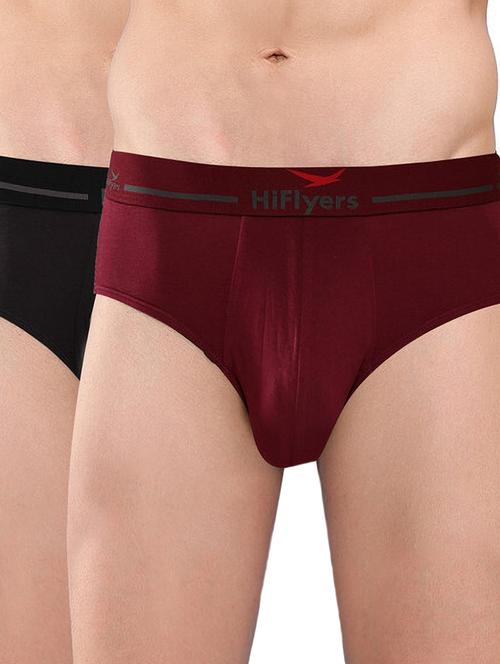 men solid low rise hipster brief combo - 21681817 - Very Small Image - 1